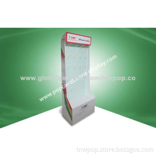 Paper stand floor POP display, suitable for mobile phone accessories, strong and steady